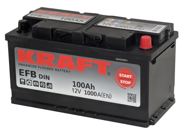 Аккумулятор KRAFT EFB 100 R